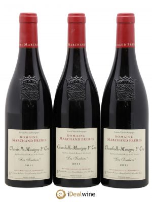 Chambolle-Musigny 1er Cru Les Sentiers Denis Marchand 2011 - Lot of 3 Bottles