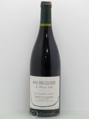 Coteaux du Languedoc Pic Saint-Loup Mas Bruguière L'Arbouse Guilhem et Xavier Bruguière  2008 - Lot of 1 Bottle