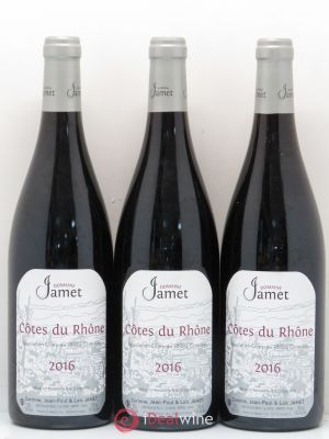 Côtes du Rhône Jamet  2016 - Lot of 3 Bottles