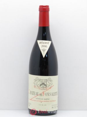 Côtes du Rhône Château de Fonsalette  2006 - Lot of 1 Bottle