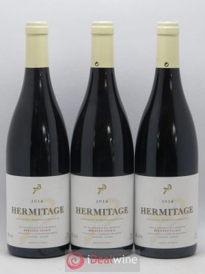 Hermitage Greffieux Bessards (capsule blanche) Bernard Faurie  2014 - Lot de 3 Bouteilles