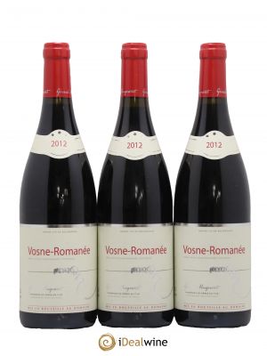Vosne-Romanée Gérard Mugneret  2012 - Lot of 3 Bottles