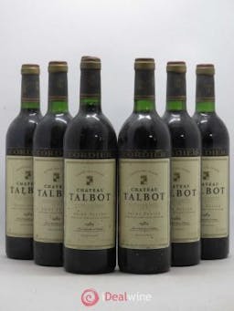 Château Talbot 4ème Grand Cru Classé  1982 - Lot of 6 Bottles