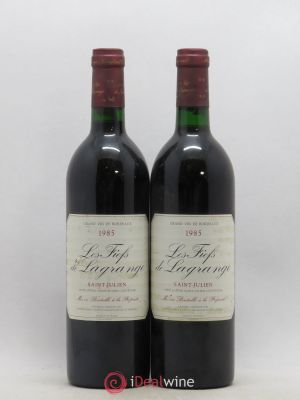 Les Fiefs de Lagrange Second Vin  1985 - Lot de 2 Bouteilles