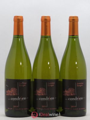 Condrieu Antoine Borget 2014 - Lot of 3 Bottles