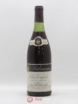 Clos de Vougeot Grand Cru Maison Labaume Aîné et Fils  1978 - Lot of 1 Bottle