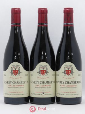 Gevrey-Chambertin 1er Cru Le Poissenot Geantet-Pansiot  2010 - Lot of 3 Bottles