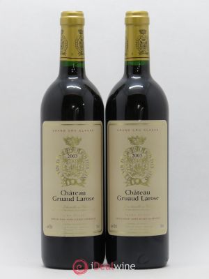 Château Gruaud Larose 2ème Grand Cru Classé  2003 - Lot of 2 Bottles