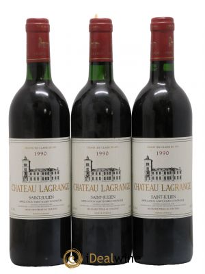 Château Lagrange 3ème Grand Cru Classé  1990 - Lot of 3 Bottles