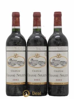 Château Chasse Spleen  2003 - Lot of 3 Bottles