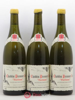 Chablis 1er Cru Vaillons René et Vincent Dauvissat  2014 - Lot of 3 Bottles