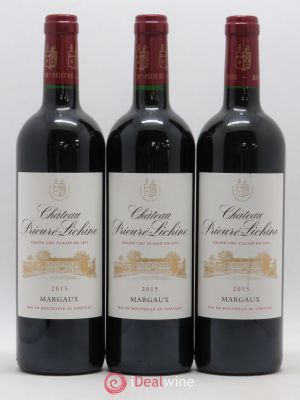 Château Prieuré Lichine 4ème Grand Cru Classé  2015 - Lot of 3 Bottles