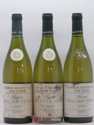 Chablis Grand Cru Les Clos William Fèvre (Domaine)  2005 - Lot of 3 Bottles