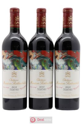Château Mouton Rothschild 1er Grand Cru Classé  2015 - Lot of 3 Bottles