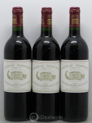 Château Margaux 1er Grand Cru Classé  1992 - Lot of 3 Bottles