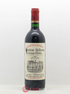 Montagne Saint-Émilion Château Bellevue 1990 - Lot of 1 Bottle