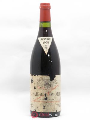 Côtes du Rhône Cuvée Syrah Château de Fonsalette  1996 - Lot of 1 Bottle