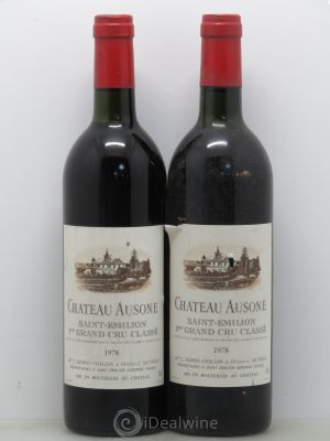 Château Ausone 1er Grand Cru Classé A  1978 - Lot of 2 Bottles
