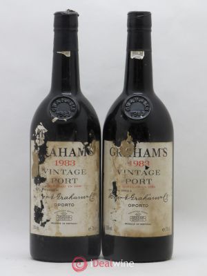 Porto W&J Graham'Vintage Graham's  1983 - Lot de 2 Bouteilles