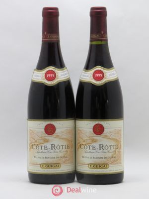 Côte-Rôtie Côtes Brune et Blonde Guigal  1999 - Lot of 2 Bottles