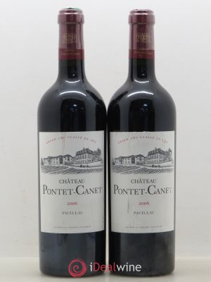 Château Pontet Canet 5ème Grand Cru Classé  2006 - Lot de 2 Bouteilles
