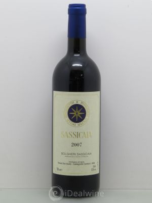 Bolgheri DOC Sassicaia Famille Incisa della Rochetta  2007 - Lot of 1 Bottle