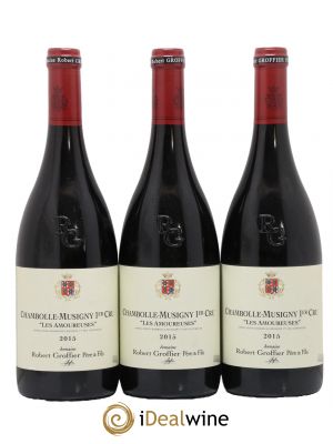 Chambolle-Musigny 1er Cru Les Amoureuses Robert Groffier Père & Fils (Domaine)  2015 - Lot of 3 Bottles