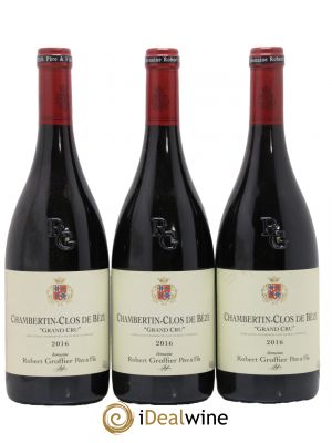 Chambertin Clos de Bèze Grand Cru Robert Groffier Père & Fils (Domaine)  2016 - Lot of 3 Bottles