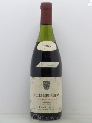 Nuits Saint-Georges Les Meurgers Henri Jayer  1985 - Lot of 1 Bottle