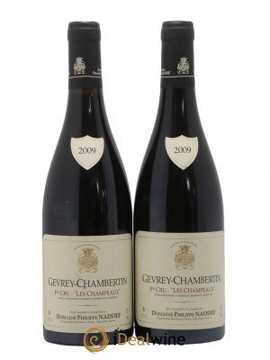 Gevrey-Chambertin 1er Cru Les Champeaux Philippe Naddef 2009 - Lot de 2 Bouteilles