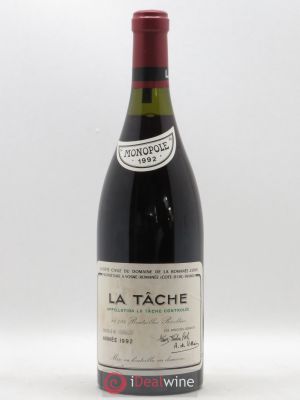 La Tâche Grand Cru Domaine de la Romanée-Conti  1992 - Lot of 1 Bottle