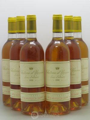 Château d'Yquem 1er Cru Classé Supérieur  1988 - Lot of 6 Bottles