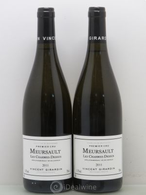 Meursault 1er Cru Charmes Dessus Vincent Girardin 2011 - Lot of 2 Bottles