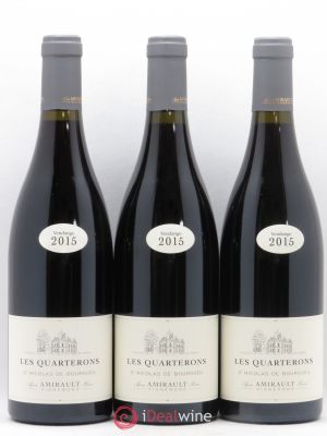 Saint-Nicolas de Bourgueil Le Clos des Quarterons Vieilles Vignes Xavier Amirault (Domaine)  2015 - Lot of 3 Bottles