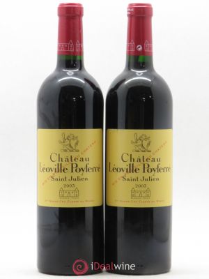 Château Léoville Poyferré 2ème Grand Cru Classé  2003 - Lot of 2 Bottles