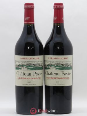Château Pavie 1er Grand Cru Classé A  2007 - Lot of 2 Bottles