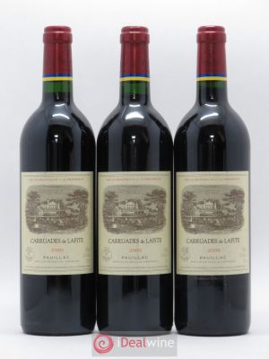 Carruades de Lafite Rothschild Second vin  2000 - Lot of 3 Bottles