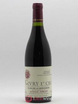 Givry 1er Cru Clos de la Servoisine Joblot (Domaine)  2003 - Lot de 1 Bouteille