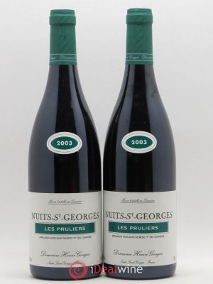 Nuits Saint-Georges 1er Cru Les Pruliers Henri Gouges  2003 - Lot of 2 Bottles
