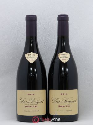 Clos de Vougeot Grand Cru La Vougeraie  2014 - Lot of 2 Bottles