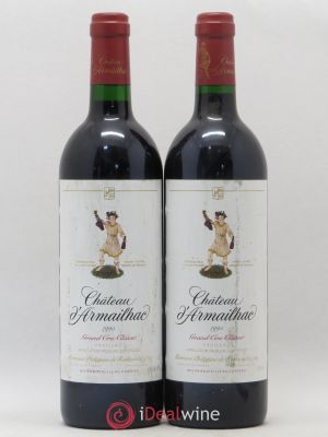 Château d'Armailhac - Mouton Baron(ne) Philippe 5ème Grand Cru Classé  1995 - Lot of 2 Bottles