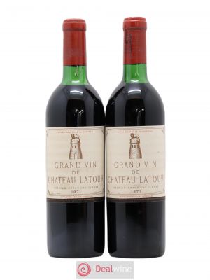 Château Latour 1er Grand Cru Classé  1971 - Lot of 2 Bottles