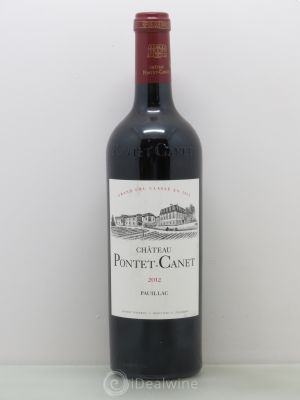 Château Pontet Canet 5ème Grand Cru Classé  2012 - Lot de 1 Bouteille