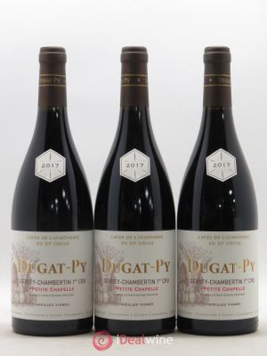 Gevrey-Chambertin 1er Cru Petite Chapelle Dugat-Py Vieilles Vignes  2017 - Lot of 3 Bottles