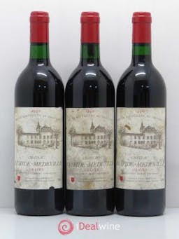 Graves Château Respide-Medeville 1990 - Lot of 3 Bottles