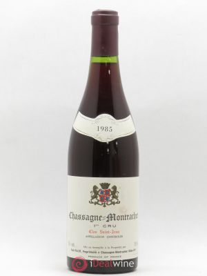 Chassagne-Montrachet 1er Cru Clos Saint-Jean Paul Pillot (Domaine)  1985 - Lot de 1 Bouteille