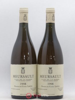Meursault Clos de la Barre Comtes Lafon (Domaine des)  1998 - Lot of 2 Bottles