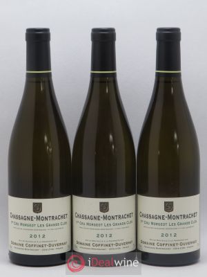 Chassagne-Montrachet 1er Cru Morgeots Les Grands Clos Coffinet Duvernay 2012 - Lot of 3 Bottles