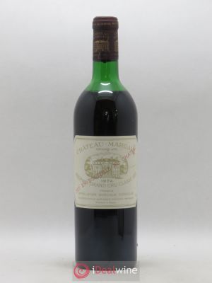 Château Margaux 1er Grand Cru Classé  1974 - Lot of 1 Bottle