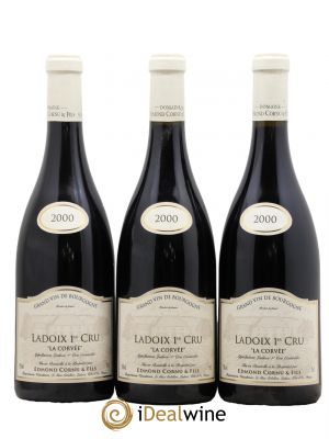 Ladoix 1er Cru La Corvée Domaine Edmon Cornu 2000 - Lot of 3 Bottles